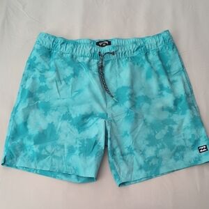 Billabong Men's Aqua Tie-Dye Board Shorts